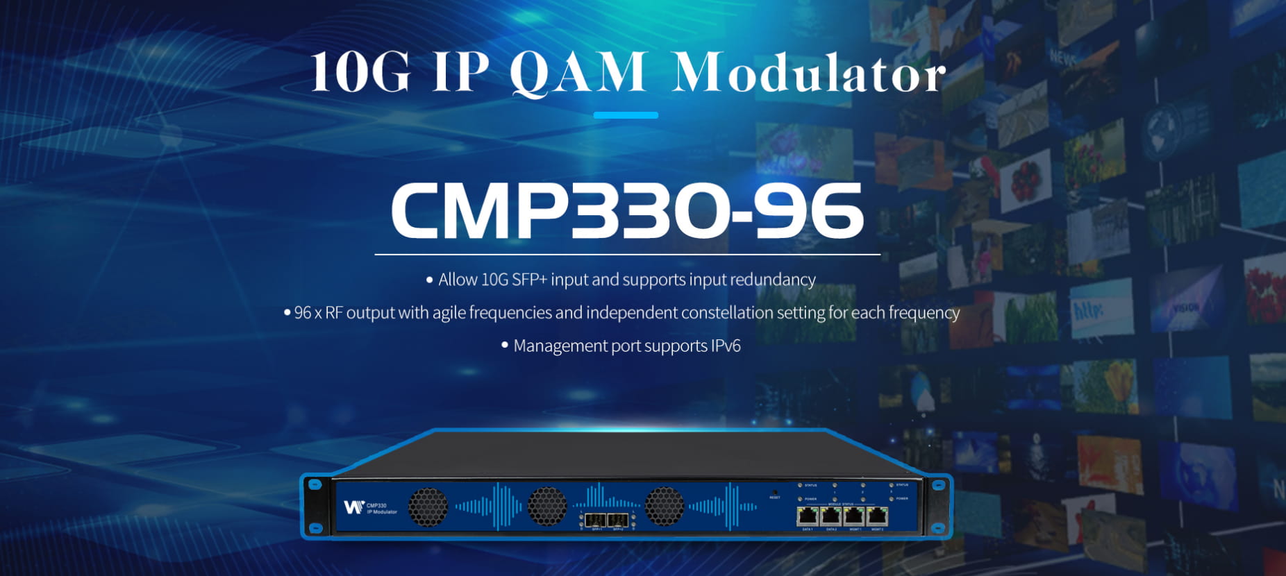 10G Edge-QAM-Modulator